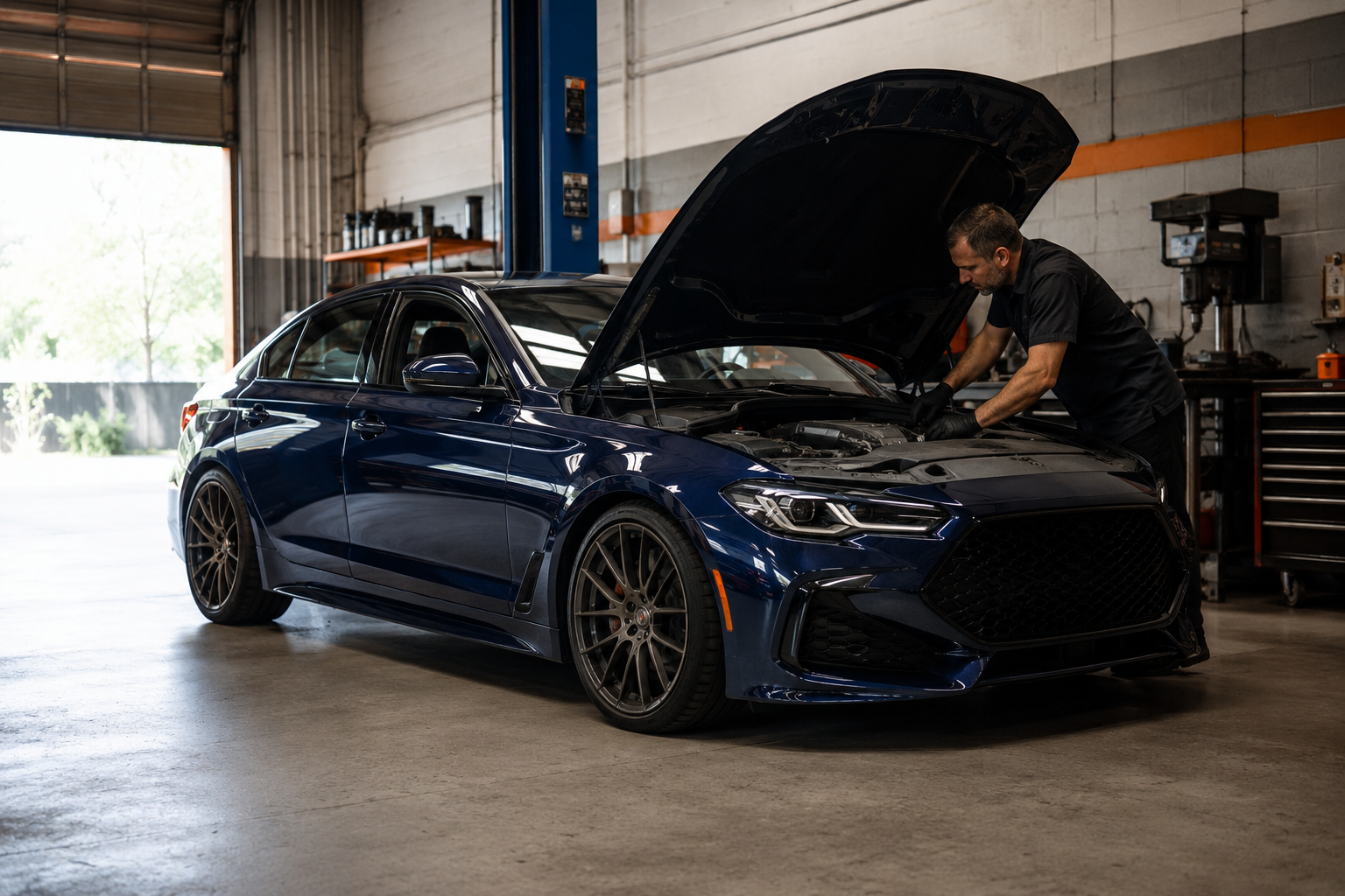 Automotive website example